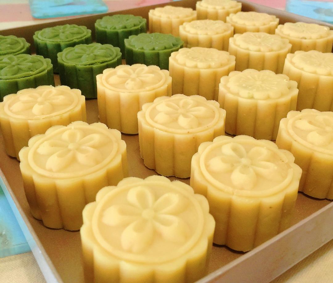 省时简易绿豆糕-免泡豆免过筛