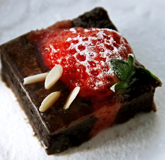 w甜到掉牙做的布朗尼红丝绒蛋糕