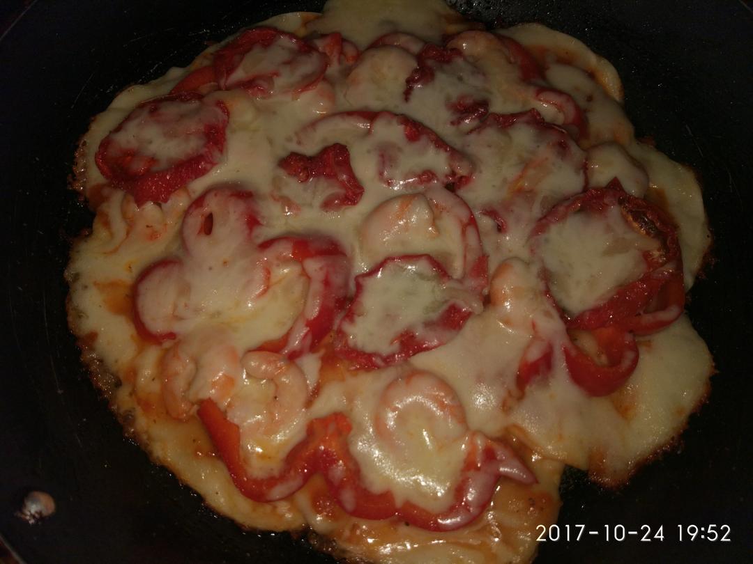 小羽私厨之饺子皮披萨