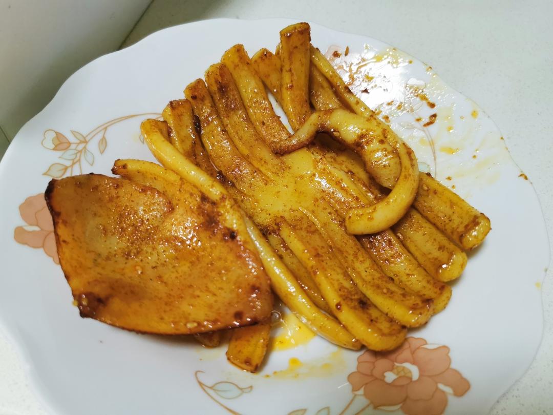 烤鱿鱼（烤箱版）秒杀铁板烧