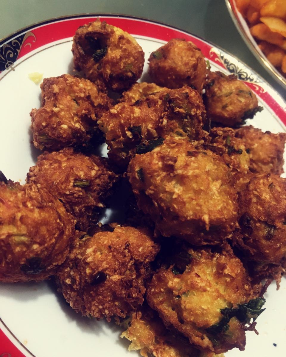 红萝卜香菜素丸子