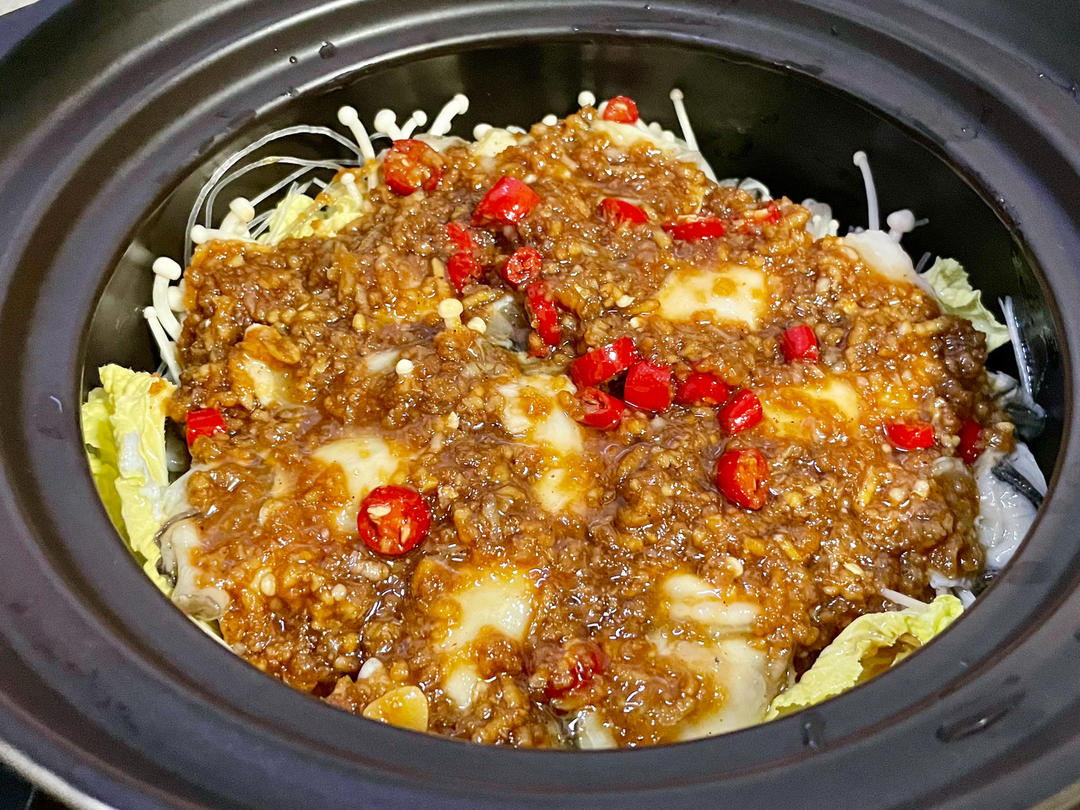 隔壁邻居闻到都馋哭了的生蚝粉丝煲