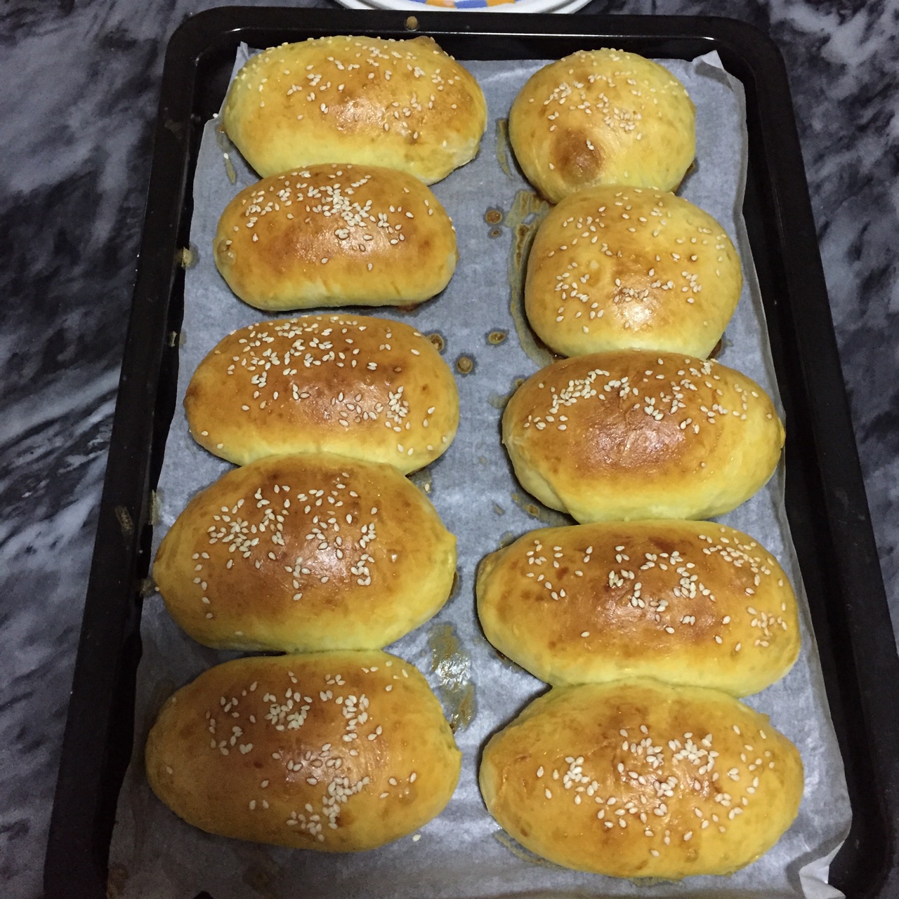 蛋白蜂蜜肉松面包（中种）