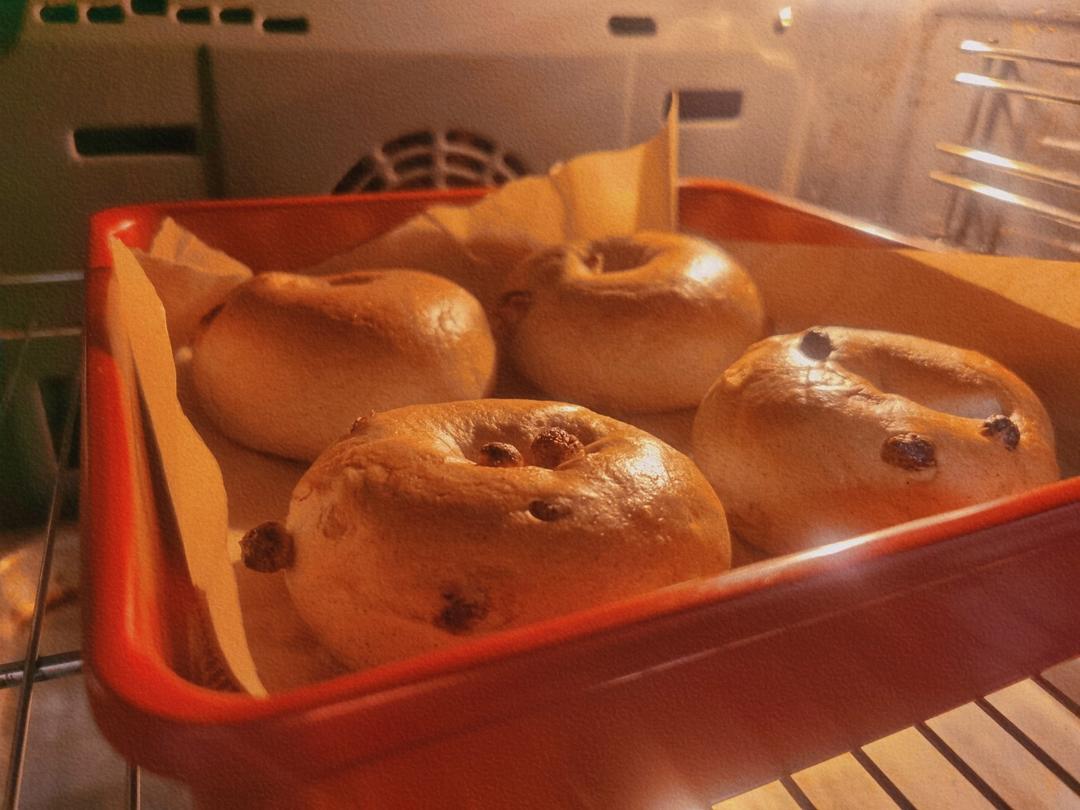 葡萄干肉桂贝果