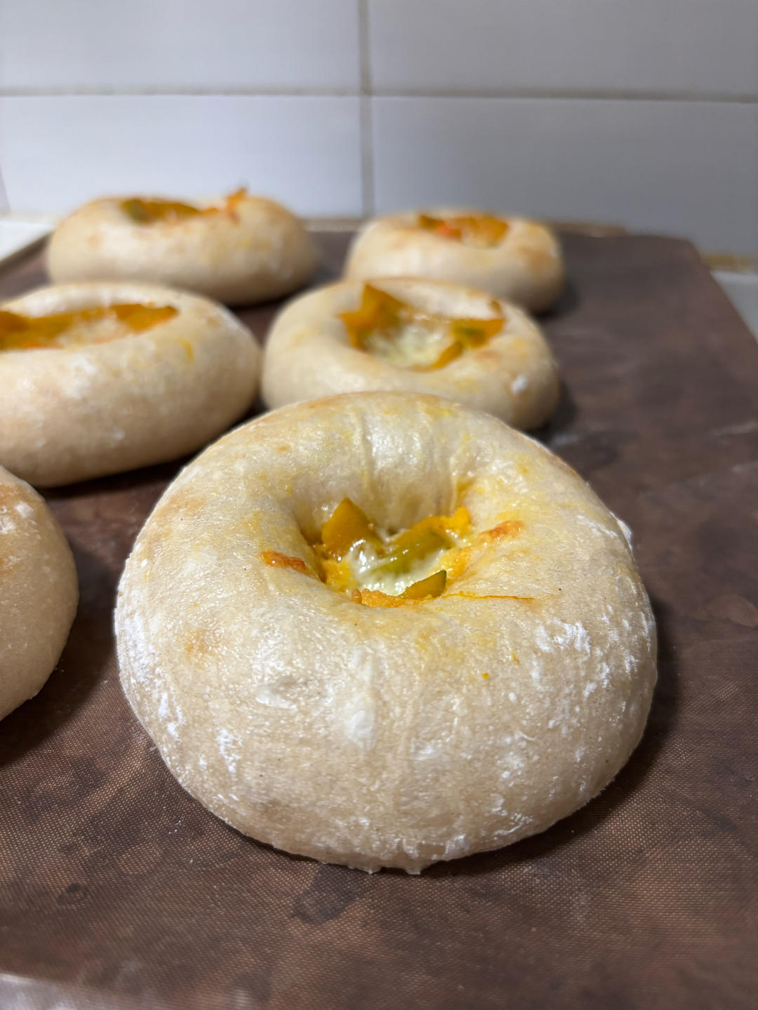 咸蛋黄南瓜调理面包