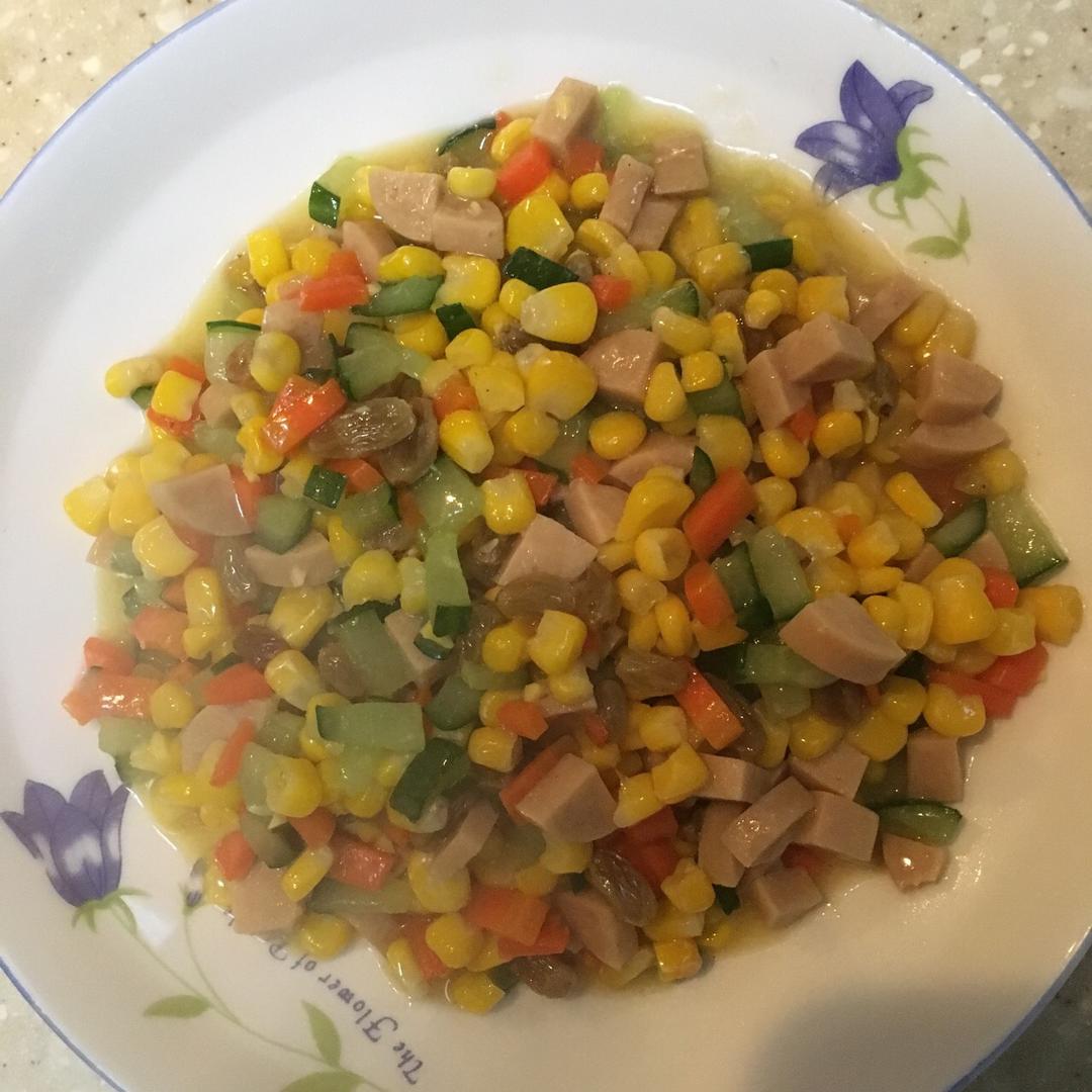 葡萄干什锦玉米粒