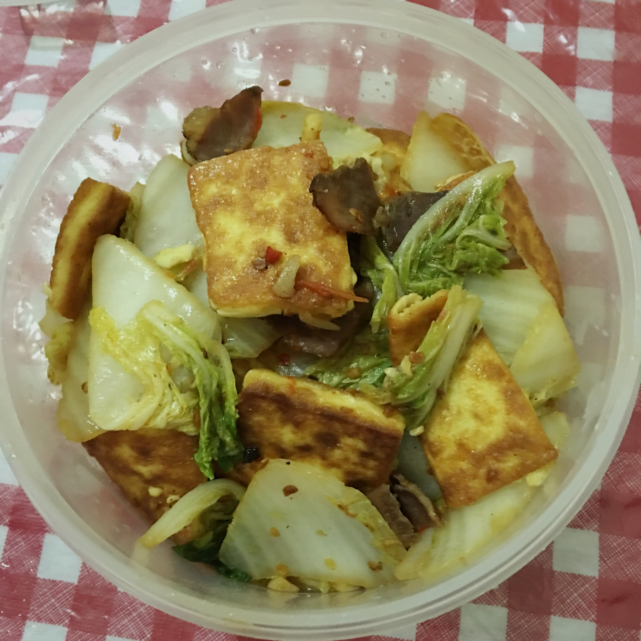 辣炒白菜豆腐