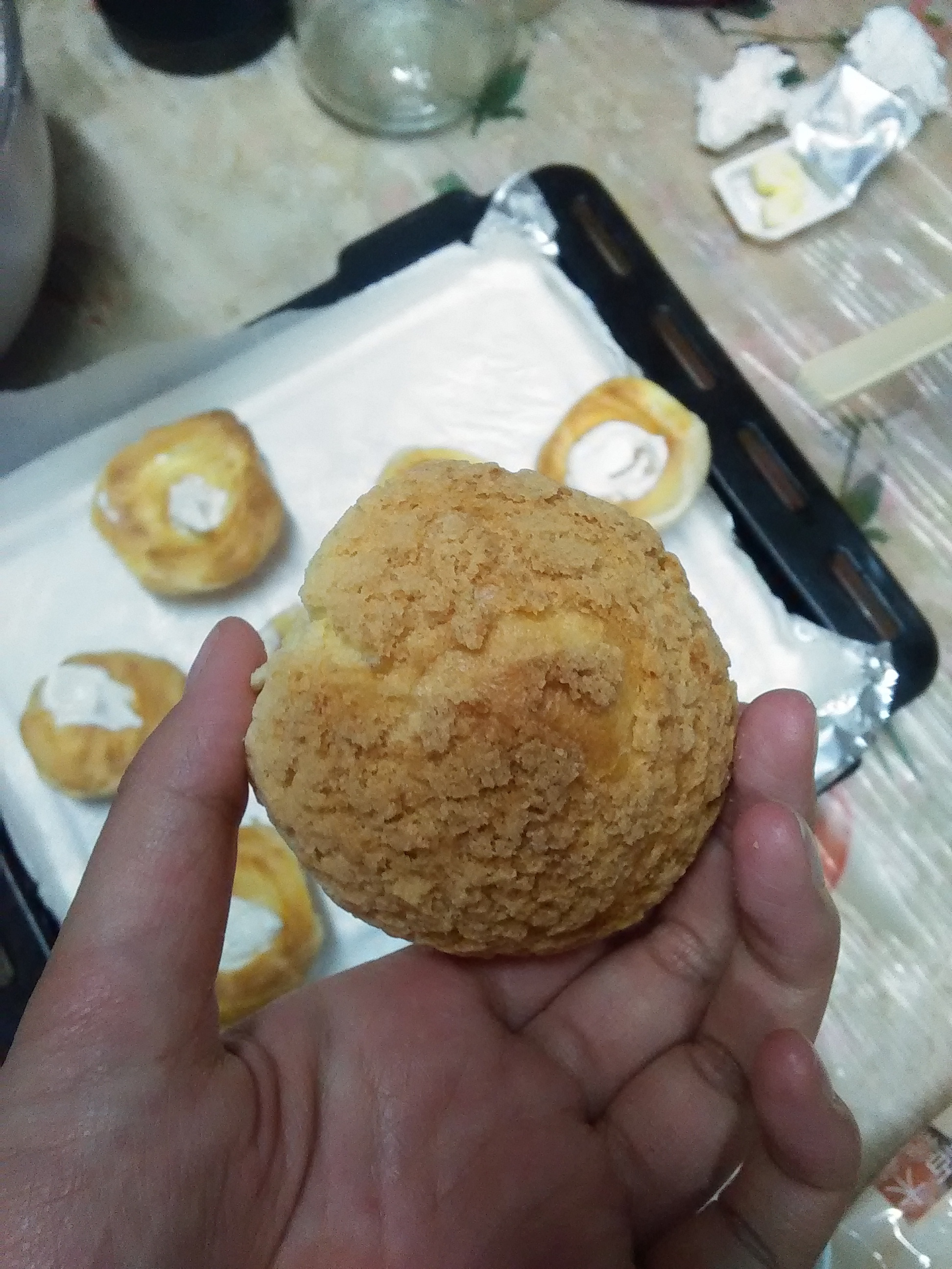 十分美味的酥皮泡芙