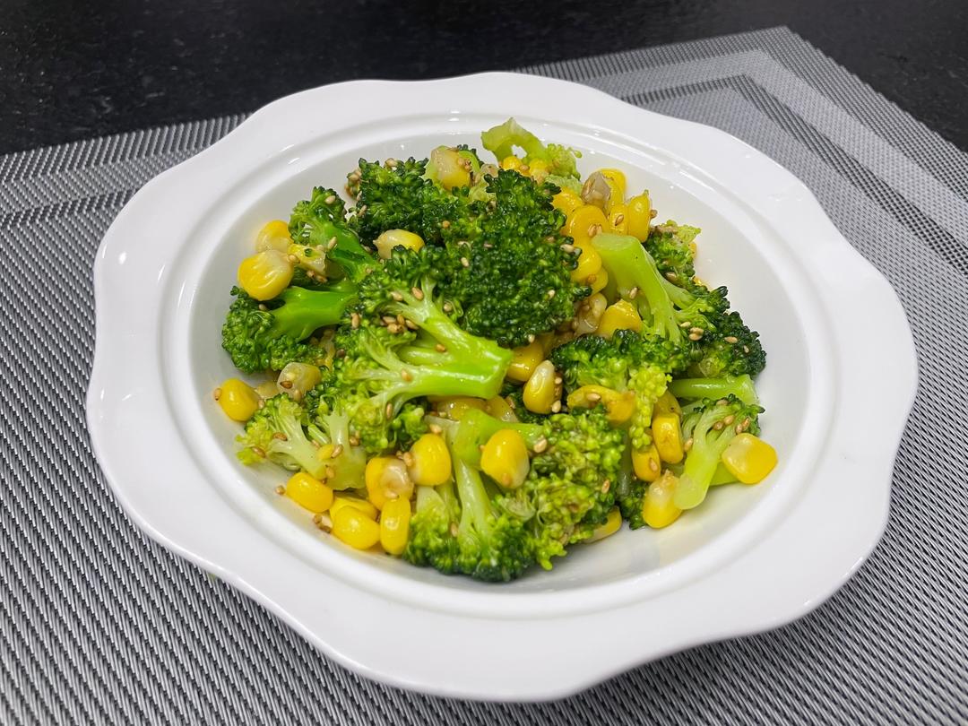 亚麻籽油西兰花（凉菜）