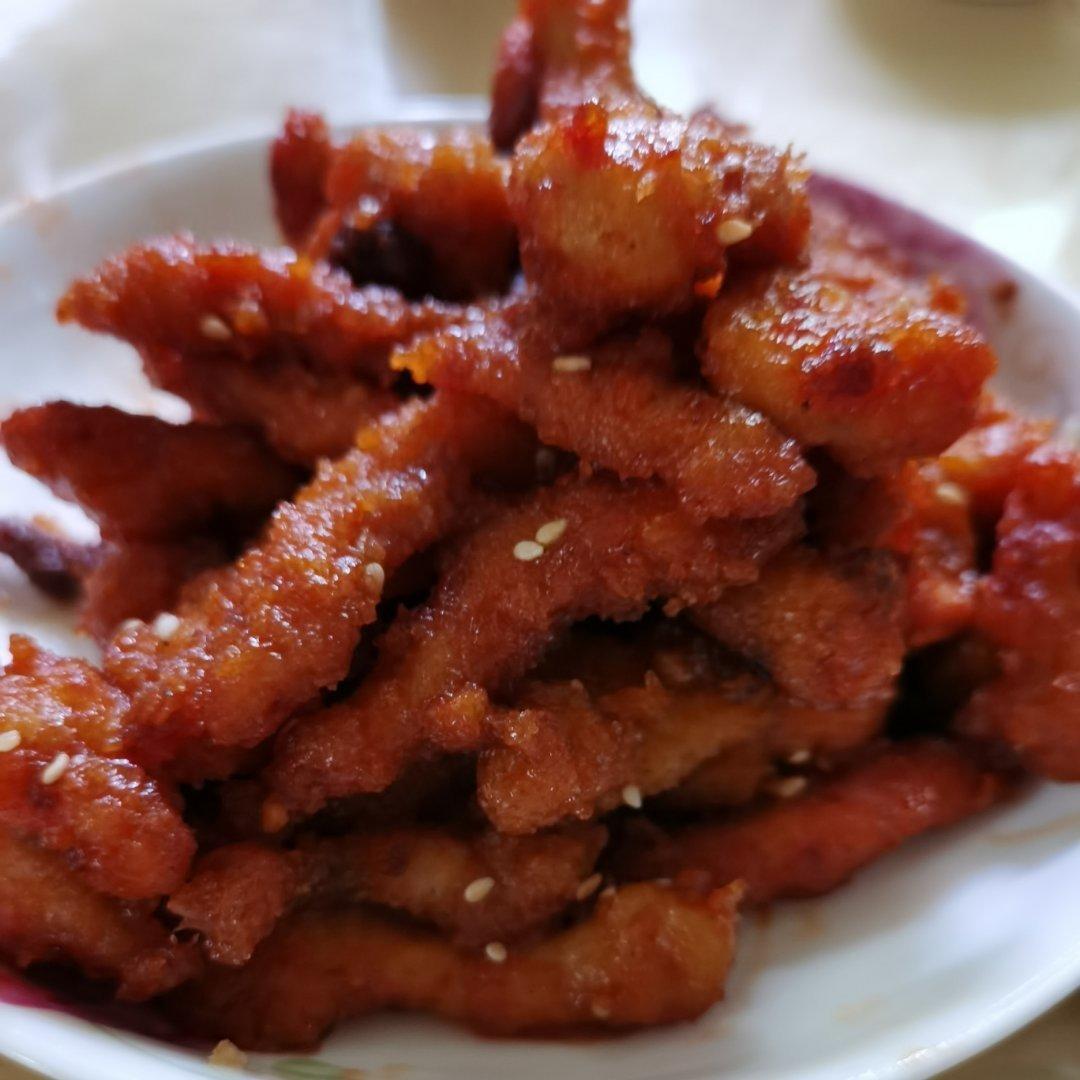 酸甜可口的糖醋鸡柳，关键是还很下饭！