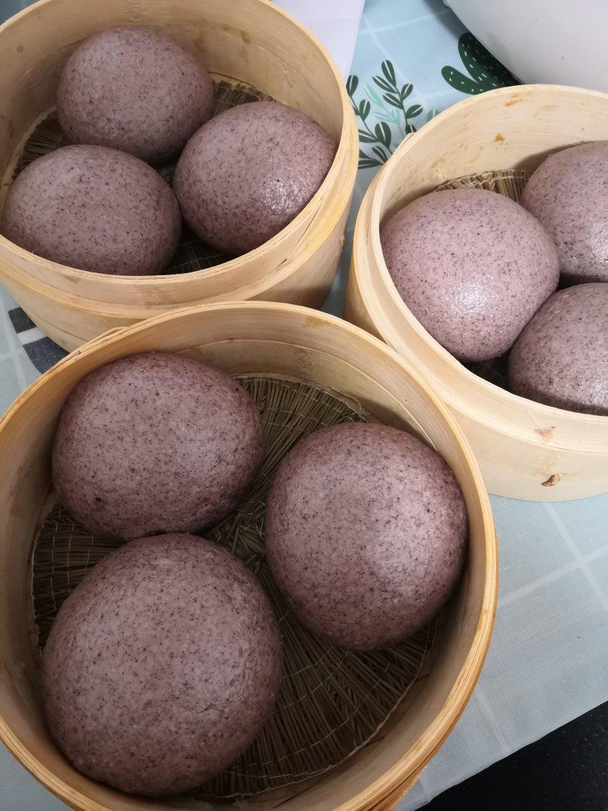 紫米馒头