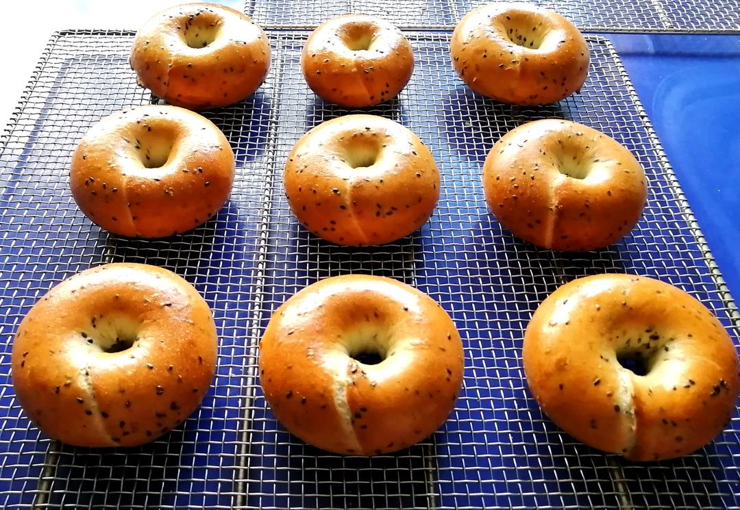 原味贝果🥯/黑芝麻贝果🥯