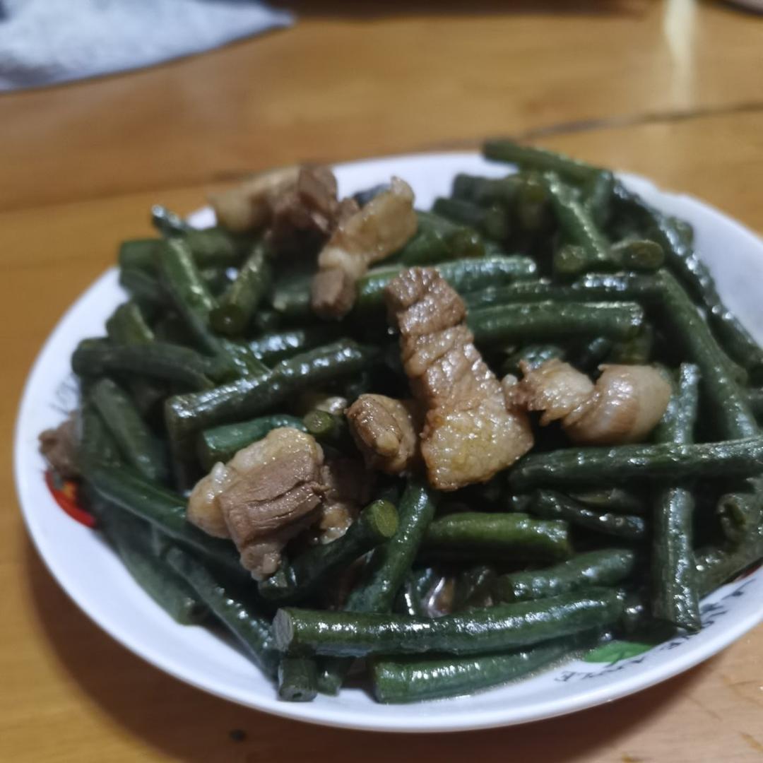 零厨艺的豆角炒肉