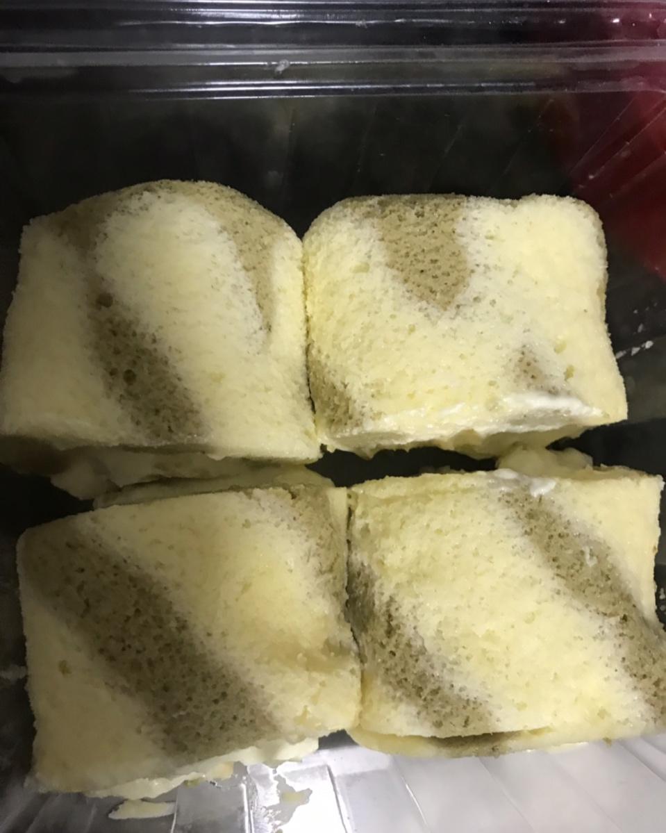 清新抹茶双色蛋糕卷