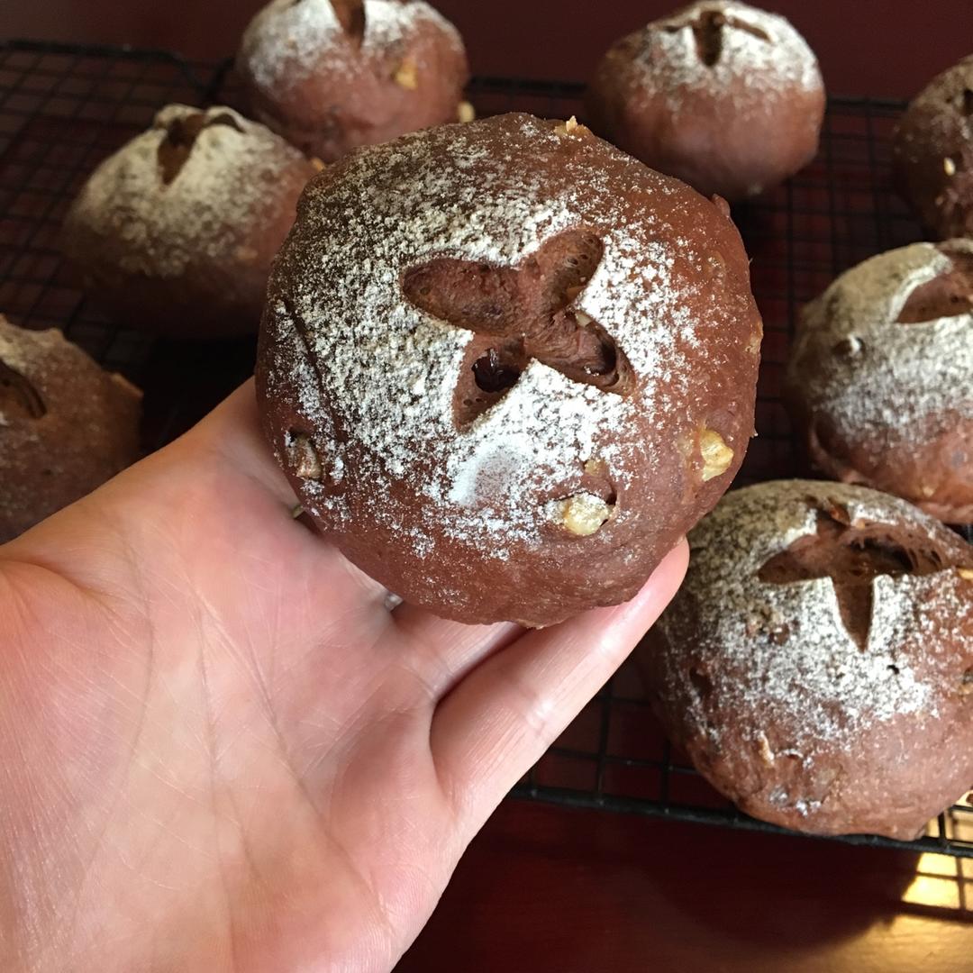 可可蔓越梅软欧~天然酵种(波兰种)