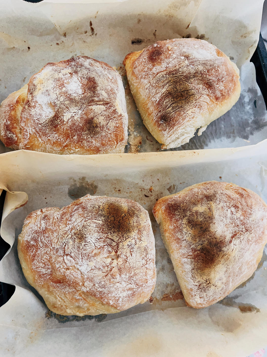 超简单免揉ciabatta意大利拖鞋面包夏巴塔