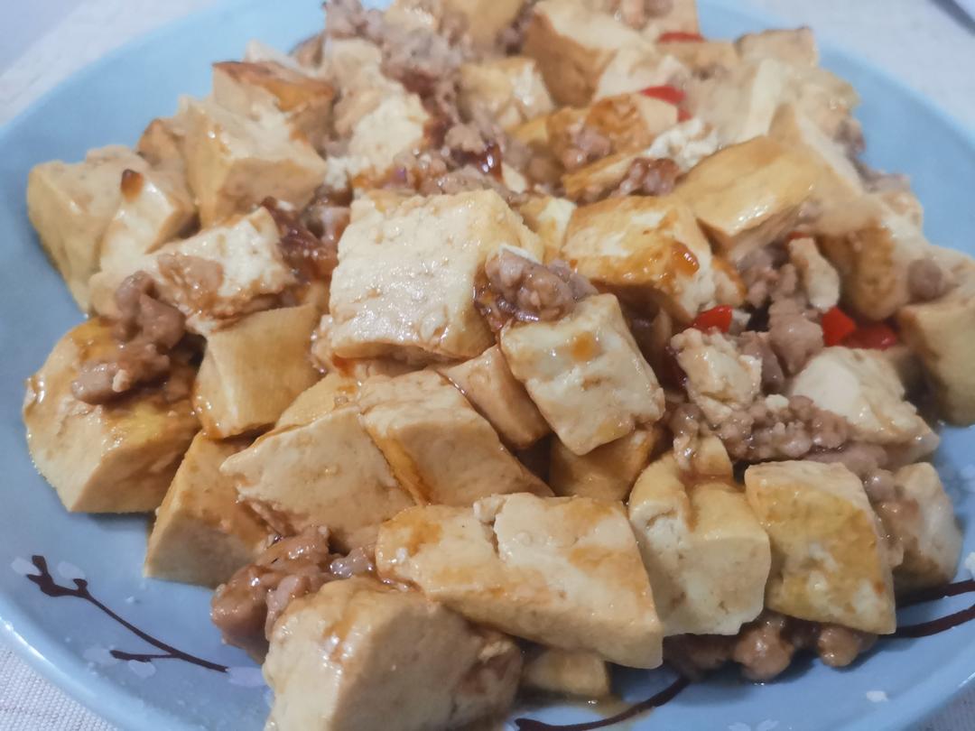 一刻钟菜谱之--肉沫豆腐的做法