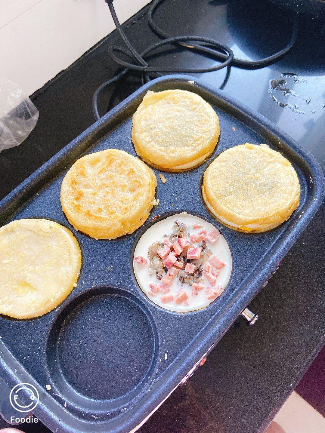 早餐霸王~沉甸甸鸡蛋汉堡