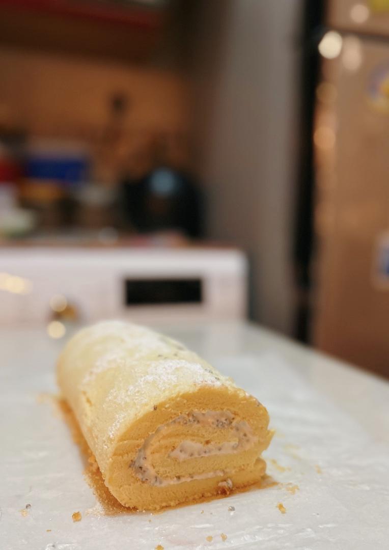 基础原味蛋糕卷