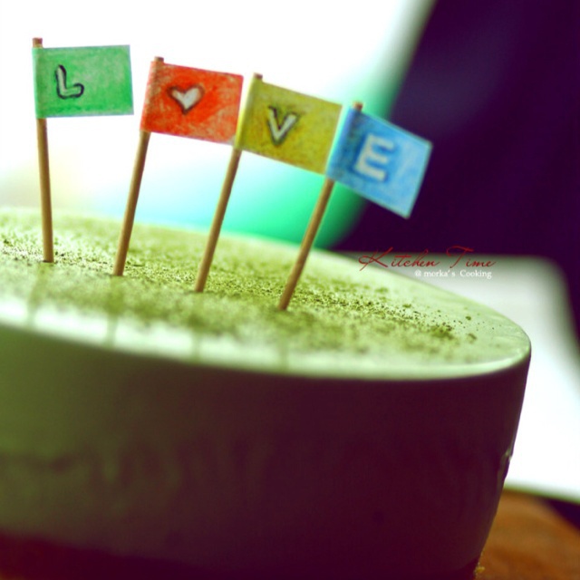 抹茶冻芝士蛋糕