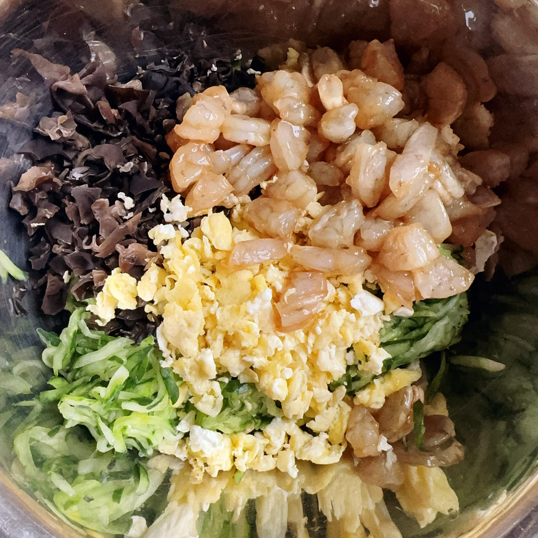 素饺子的极致美味 西葫芦鸡蛋饺子