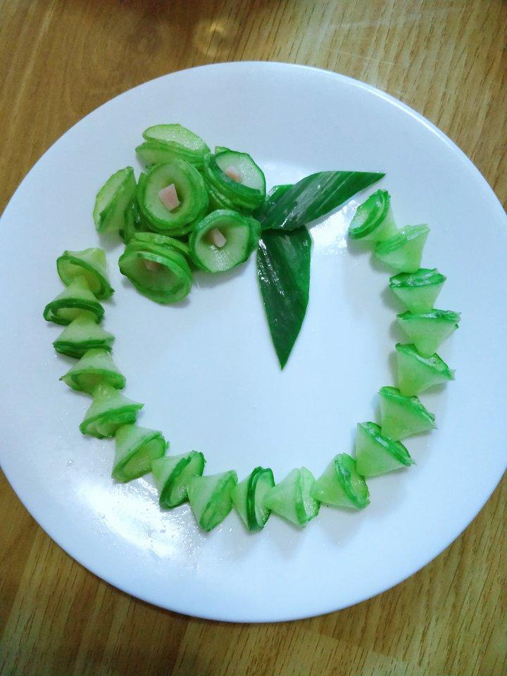 《用心爱💖生活》（果蔬花环/果蔬盘饰/蔬菜摆盘/蔬菜盘饰）