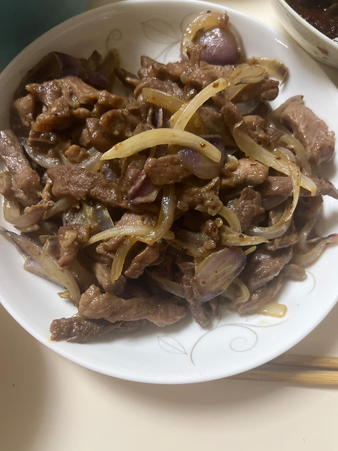 洋葱炒牛柳