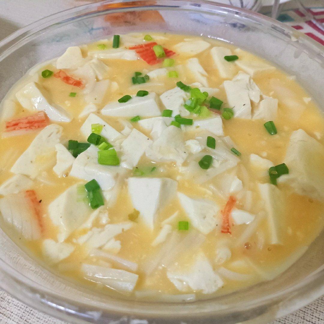 蟹黄豆腐（咸蛋黄版）