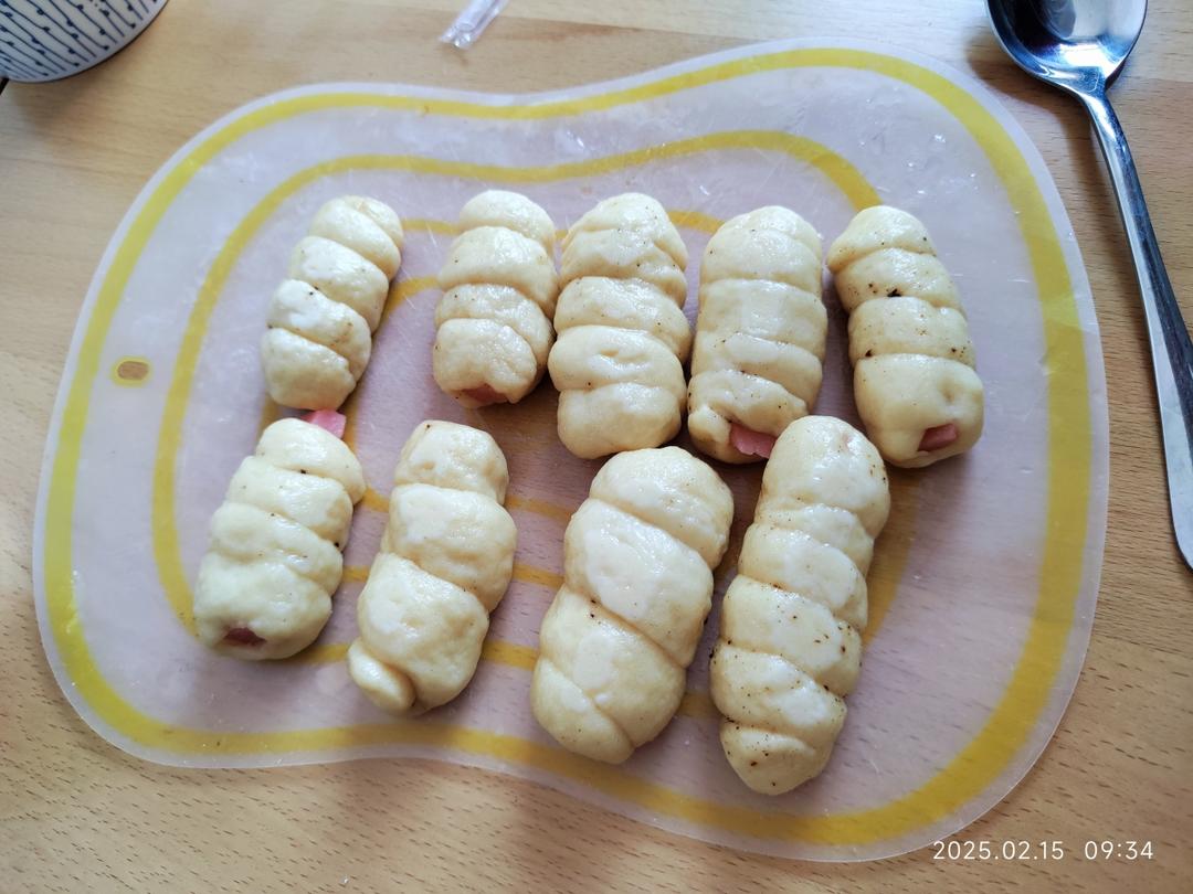 火腿馒头卷