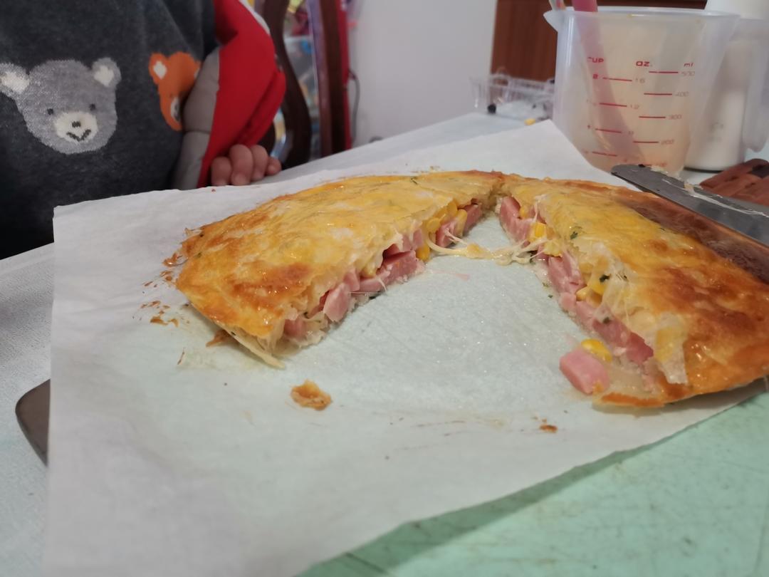 早餐烤箱，超快创意拉丝手抓饼