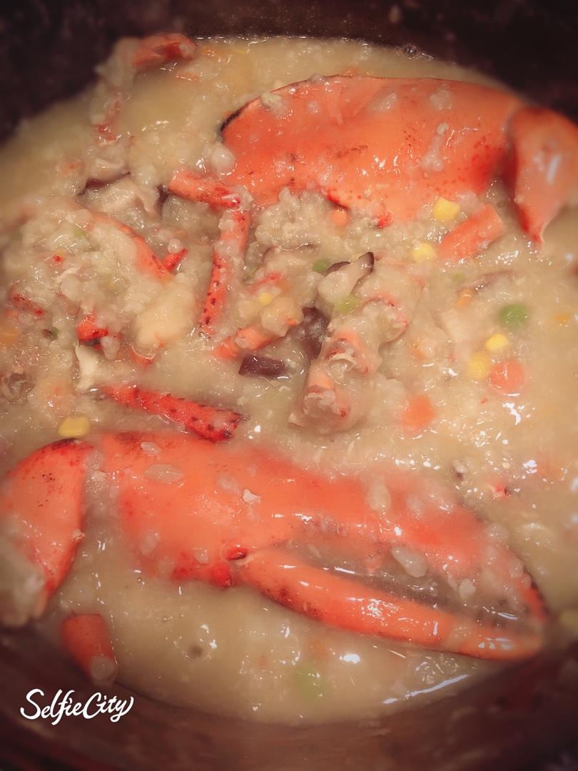 龙虾两吃 清蒸+煲粥