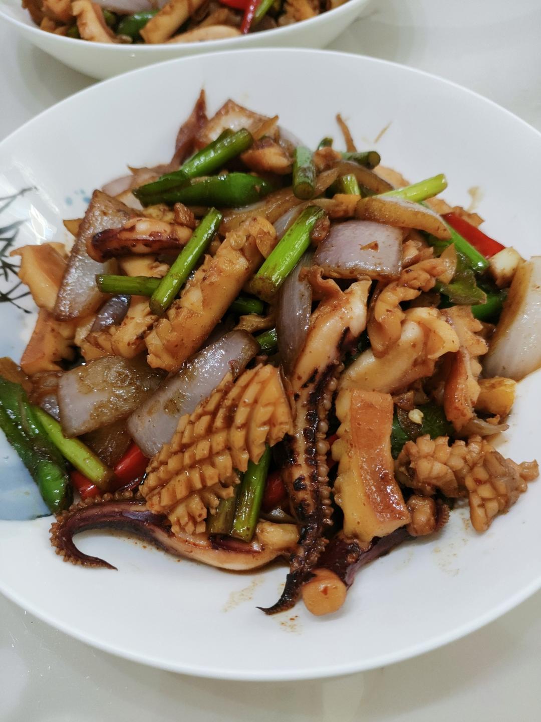爆炒鱿鱼