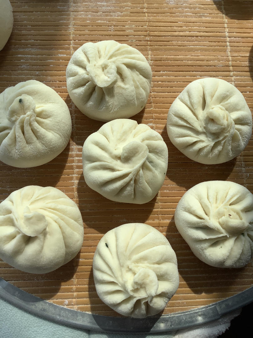 纯素馅，香菇油菜包的做法，营养鲜美，买都买不到