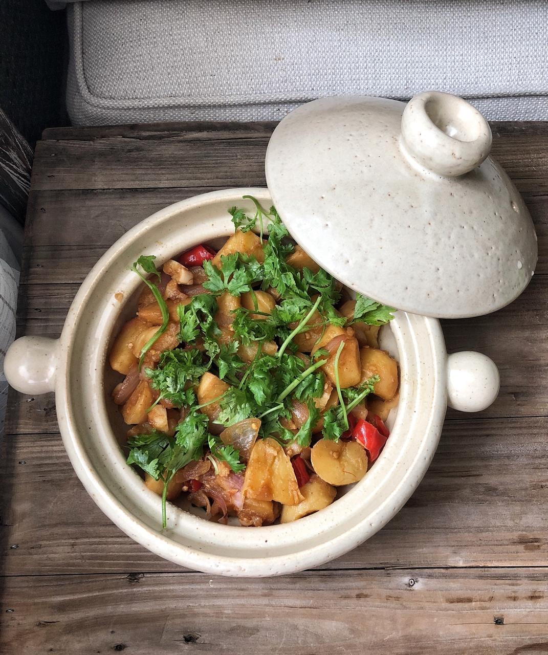 孜然香辣煎小土豆