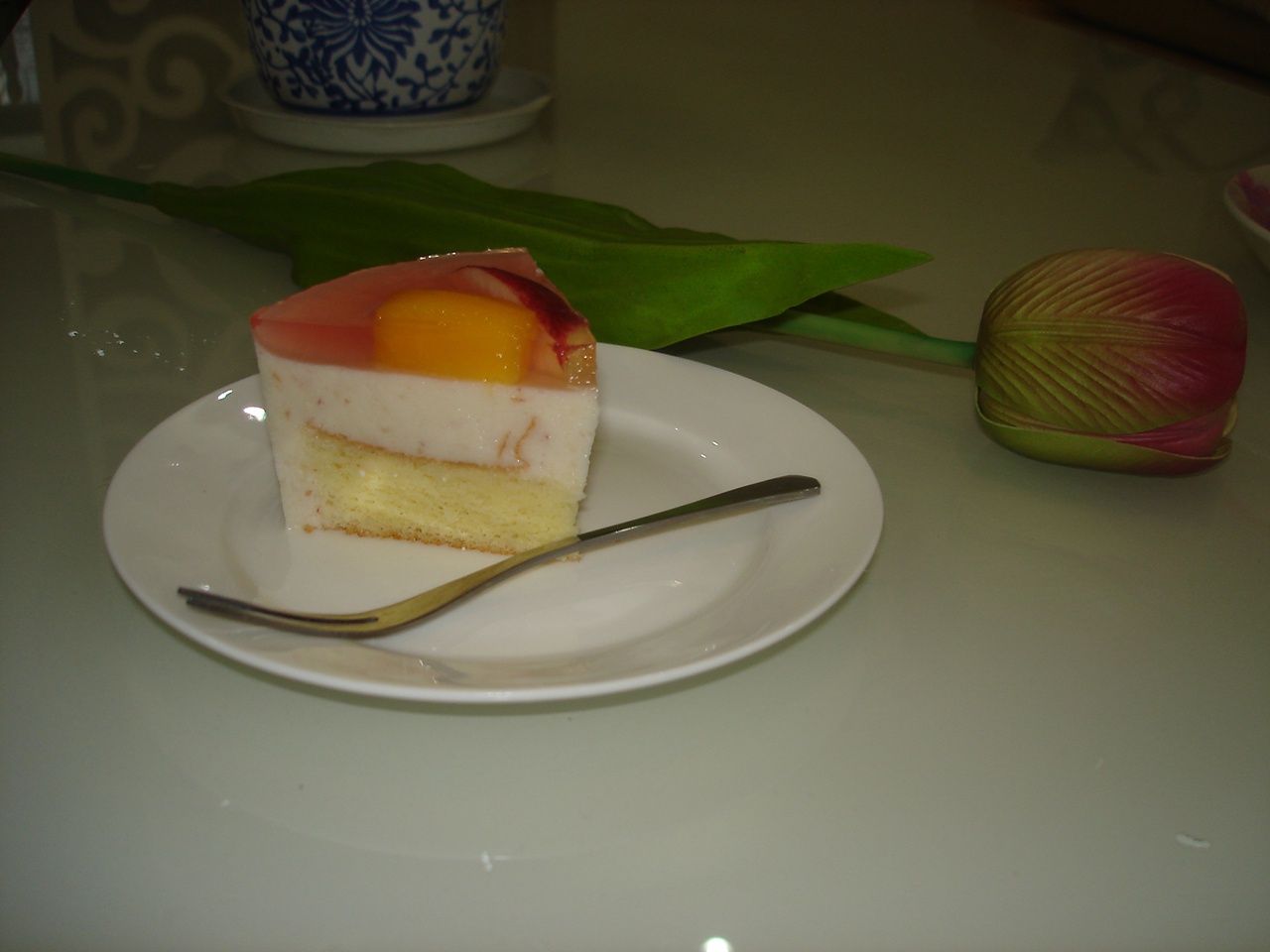 蜜桃冻芝士蛋糕