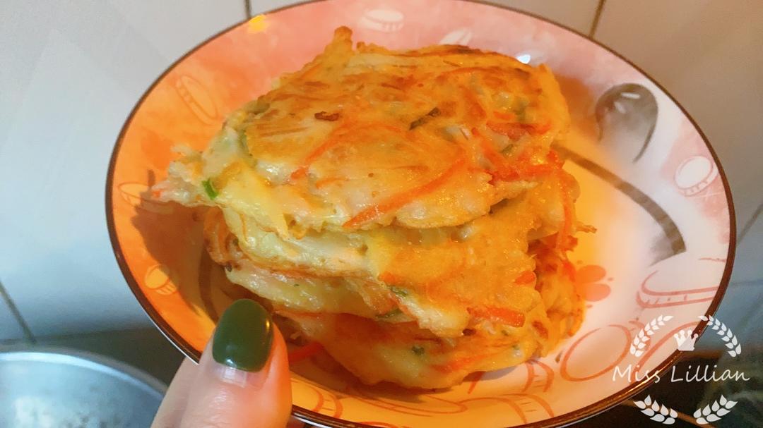 韩式蔬菜饼「配沾汁」