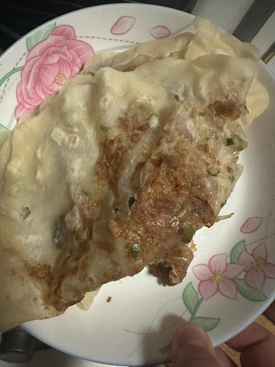 东河肉饼不翻车做法，皮薄如纸，巨好吃