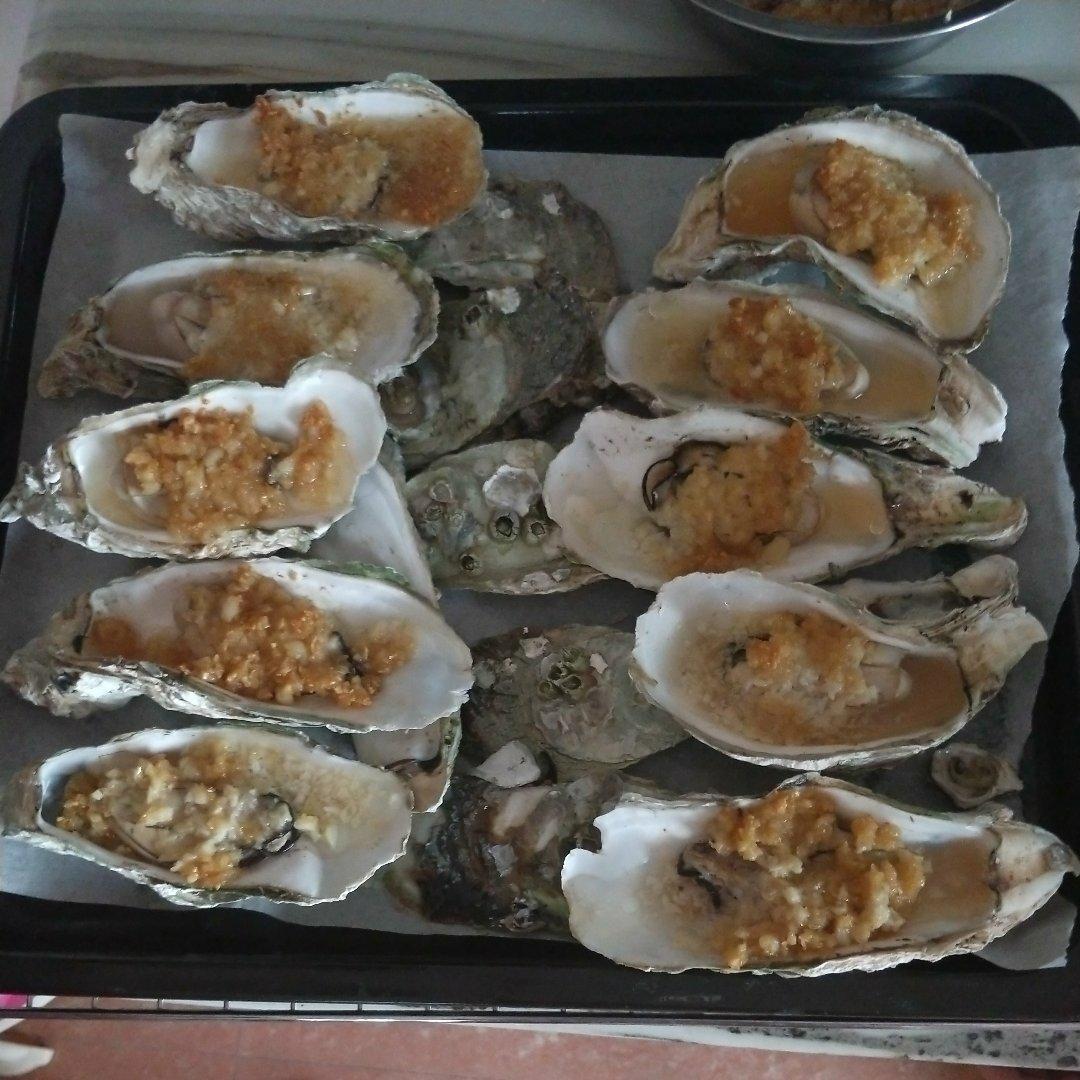 蒜蓉烤生蚝（烤箱版首发）