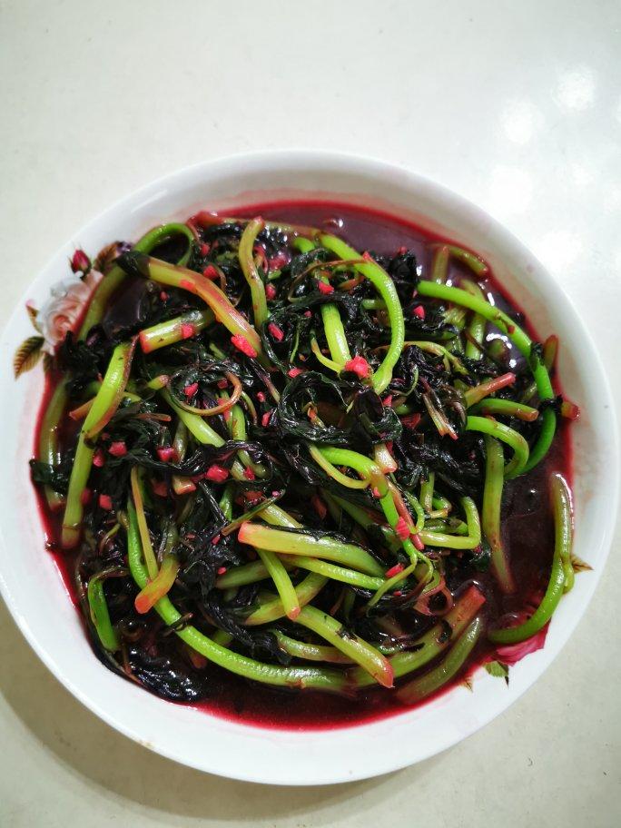 炒苋菜(汉菜/汗菜)
