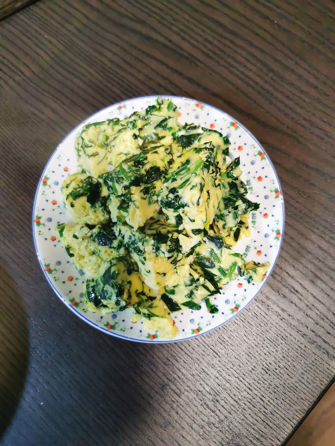 菠菜鸡蛋羹