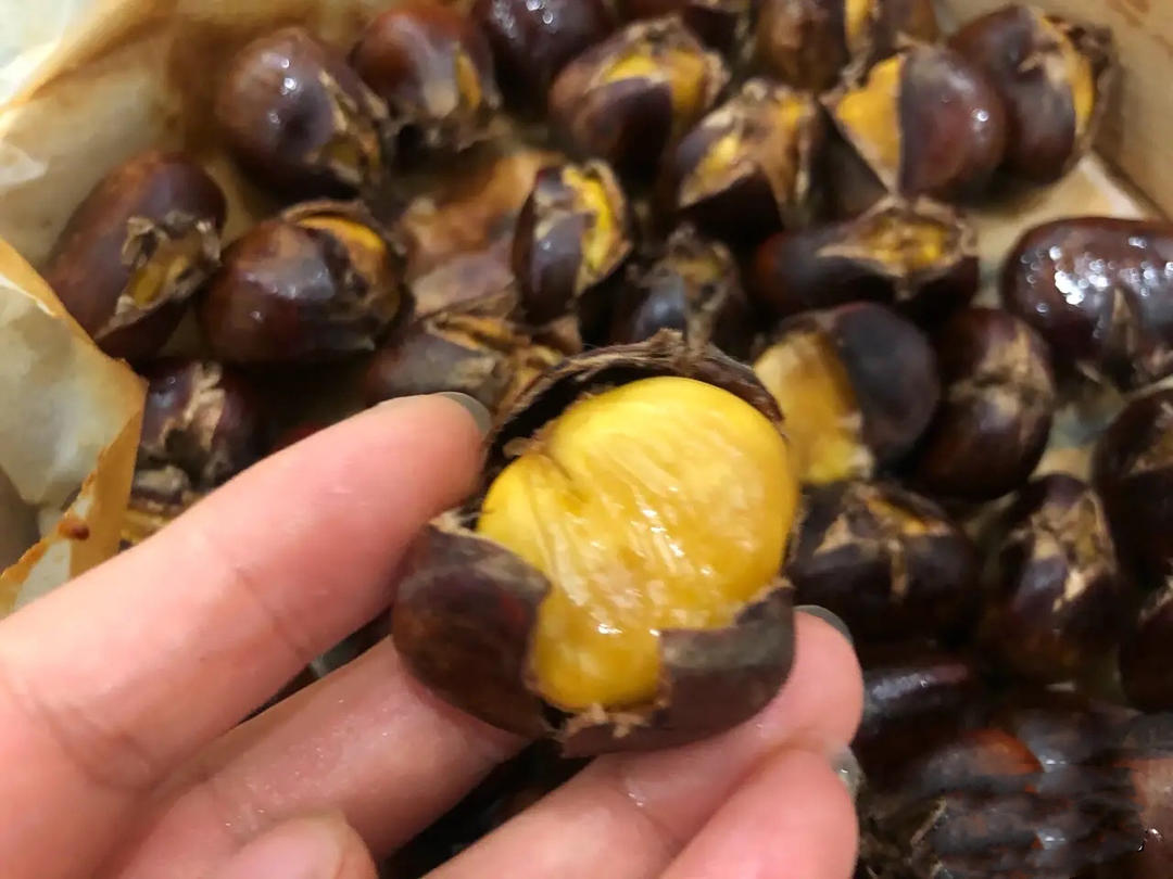 ‼️香甜软糯‼️轻松好剥㊙️烤箱版糖炒栗子