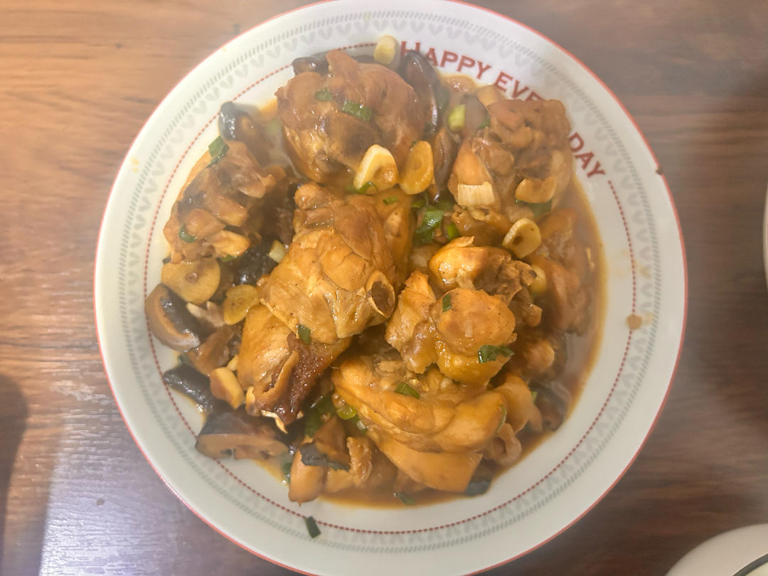 爽滑鲜嫩 下饭好吃 双菇滑鸡