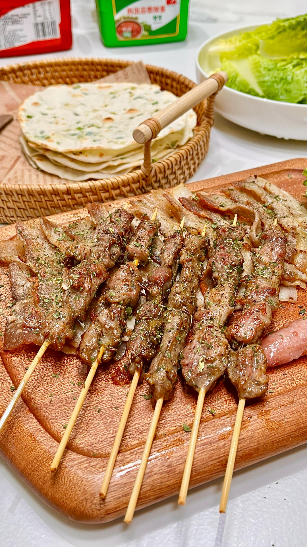 烤羊肉串
（烤箱版）