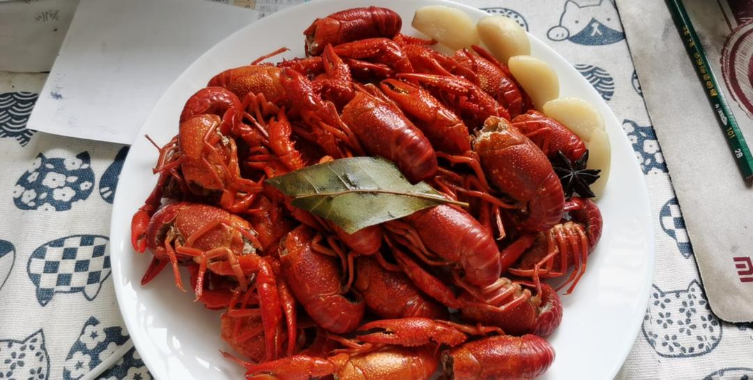 原汁原味的清水小龙虾（附清洗小窍门）