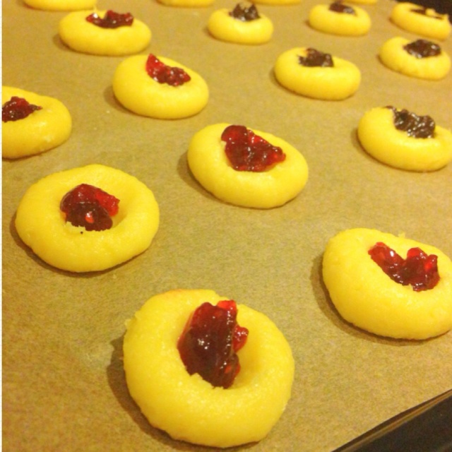 特浓奶香果酱酥饼