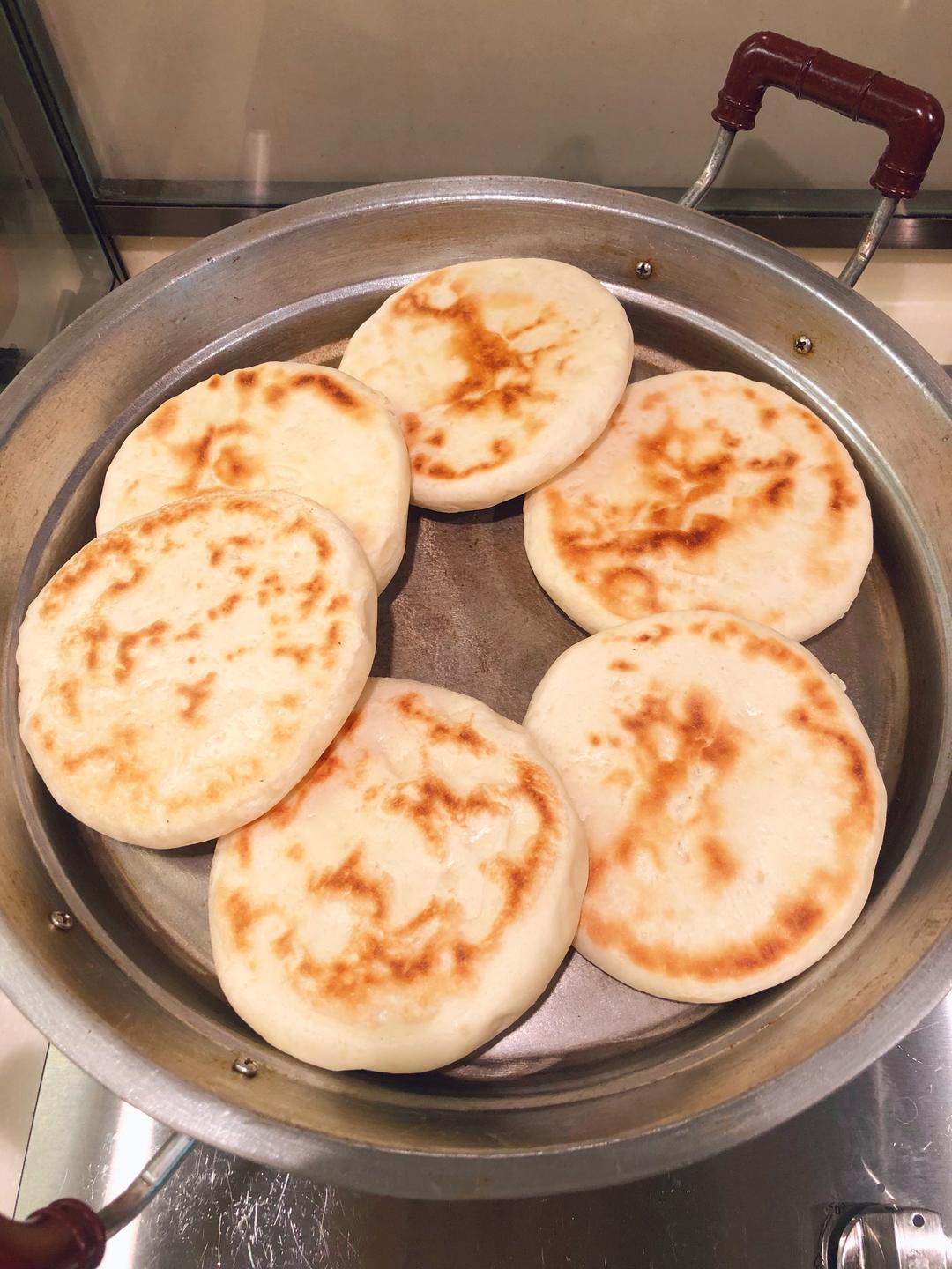 无油 无盐版原味烧饼的做法