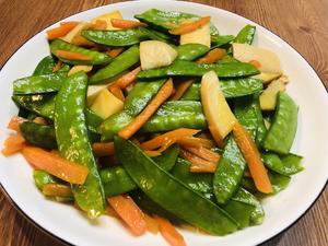 健康养生的素炒荷兰豆的做法 步骤7