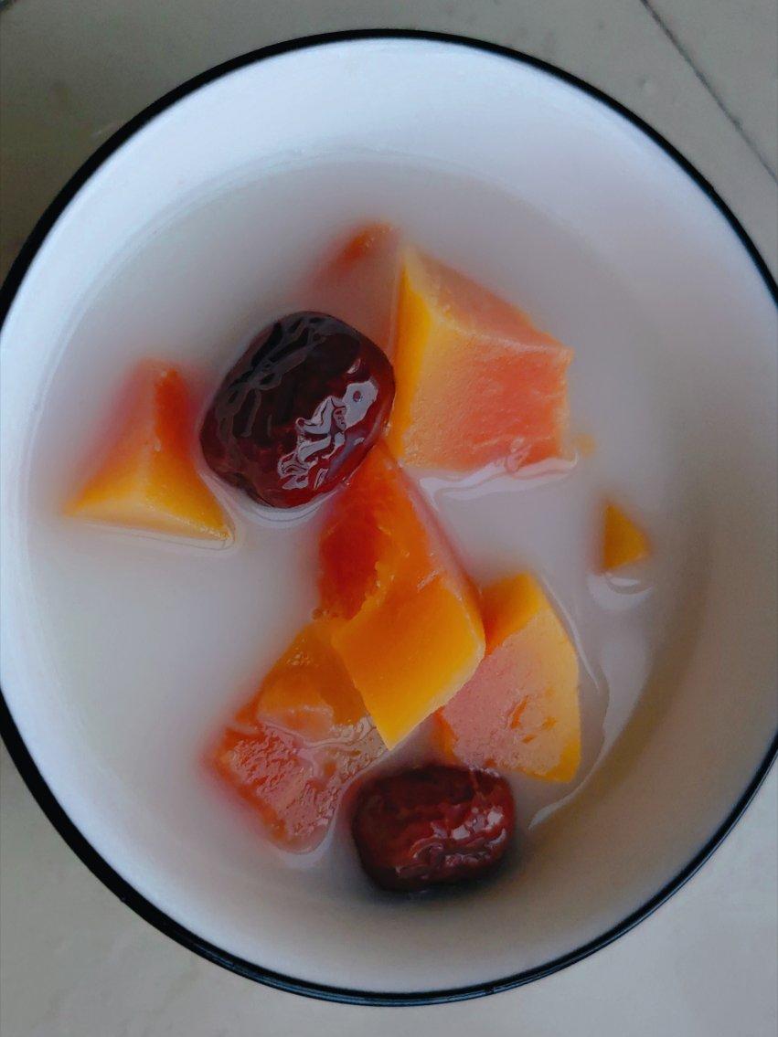 木瓜炖牛奶🥛|低脂营养✨喝出牛奶肌