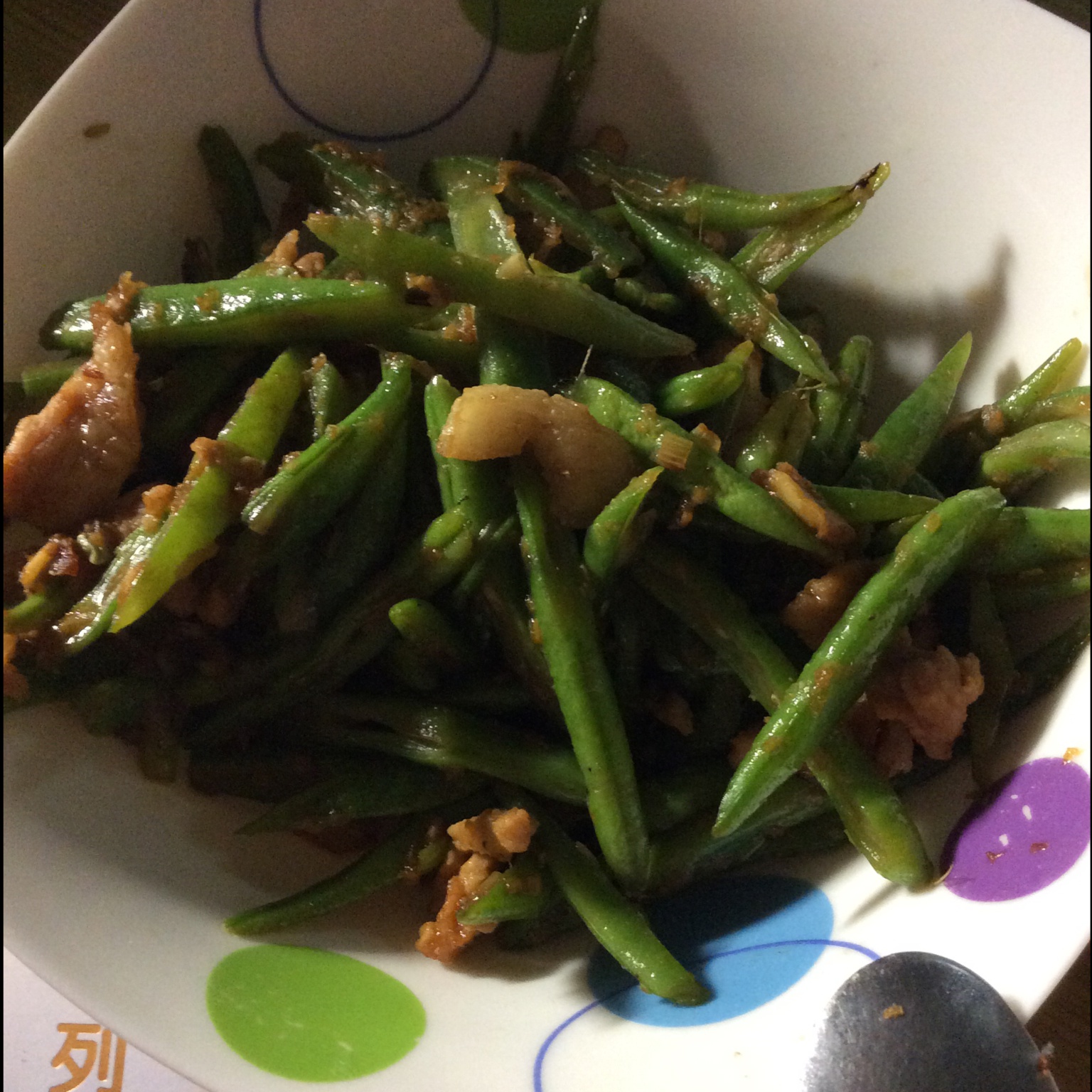 豆角炒肉