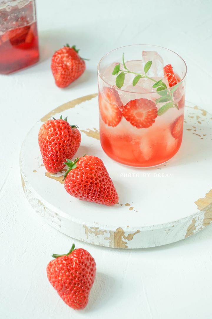 草莓糖浆&草莓饮